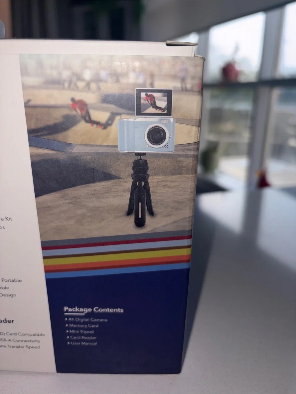 SnapShot Pro 4K Digital Camera Kit in Light Blue